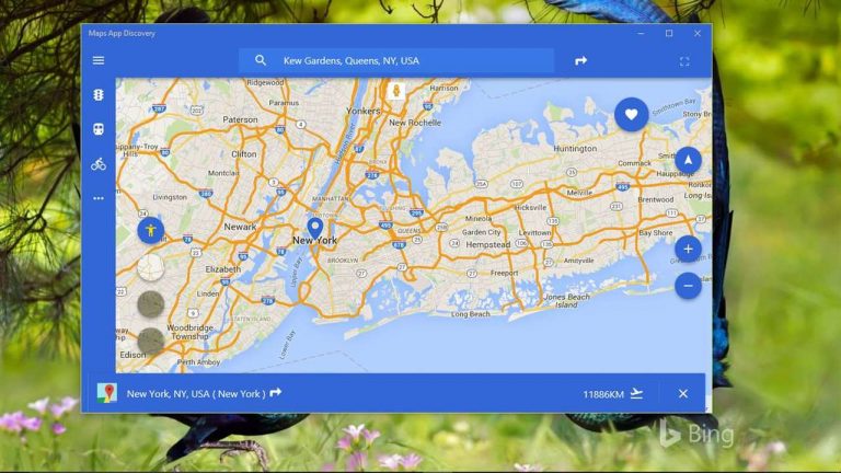 Maps App Discovery: Tra bản đồ Google Maps tiện lợi Windows 10