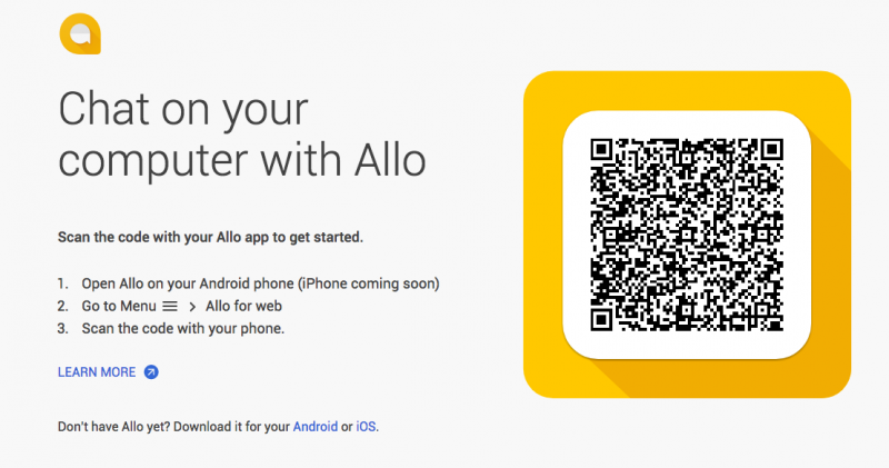 Google Allo Web