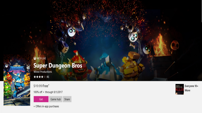 Nhanh tay tải game Super Dungeon Bros (19,99$) đang miễn phí trên Windows 10