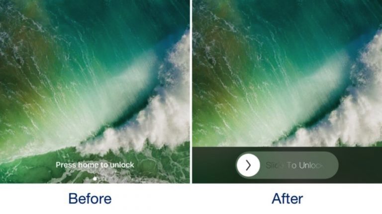 Đã có cách đem Slide to Unlock lên iOS 10
