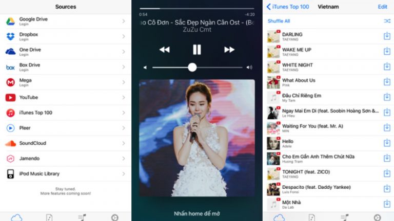 Sound Tube Music Streamer Pro: nghe triệu bài hát miễn phí trên iPhone