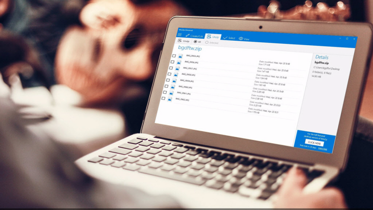 W10Zip: Nén và giải nén file miễn phí trên Win 10