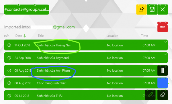 Calendar Files Importer: Ứng dụng nhập lịch sự kiện vào Google, Outlook đang miễn phí trên Windows 10
