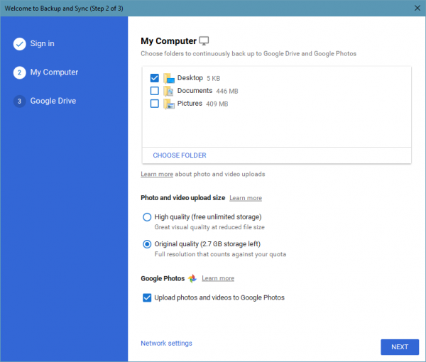 Quản lý, đồng bộ nhiều tài khoản Google Drive trên Windows 10