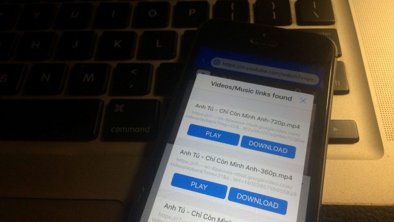 Tải YouTube chất lượng bất kỳ, nghe khi tắt màn hình trên iPhone