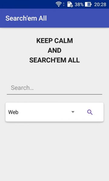 Tìm hình ảnh, torrent, sách,... cùng lúc nhiều dịch vụ trên Android