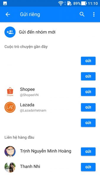 SendAnyFile: Chia sẻ file định dạng bất kỳ lên Messenger