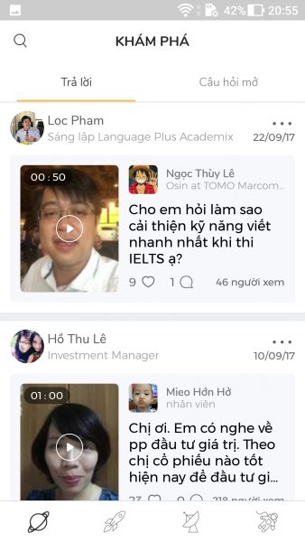 TOMO: Ứng dụng hỏi đáp, chia sẻ kiến thức của người Việt