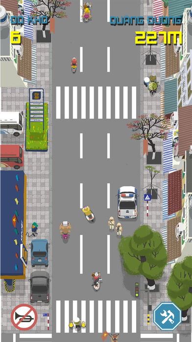Hài hước tựa game Còi to cho vượt do người Việt phát triển