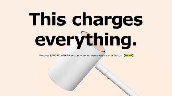 Riggad: Đèn kiêm sạc không dây cho iPhone 8 và iPhone X