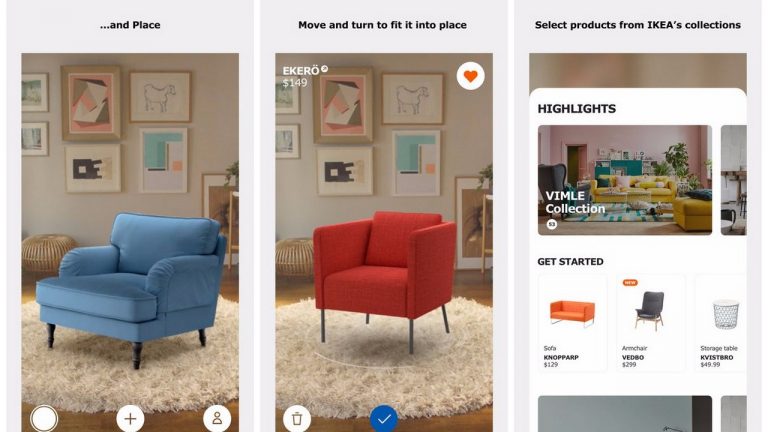 Dùng thử ứng dụng đi chợ nội thất tại nhà bằng AR với Ikea Place