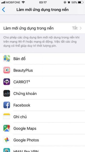 10 cách tiết kiệm pin cho iPhone chạy iOS 11