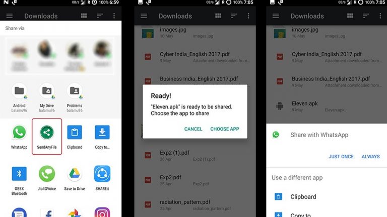 SendAnyFile: Chia sẻ file định dạng bất kỳ lên Messenger