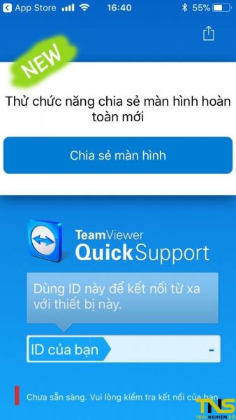 Cách chia sẻ màn hình iOS trên iOS 11 với Teamviewer