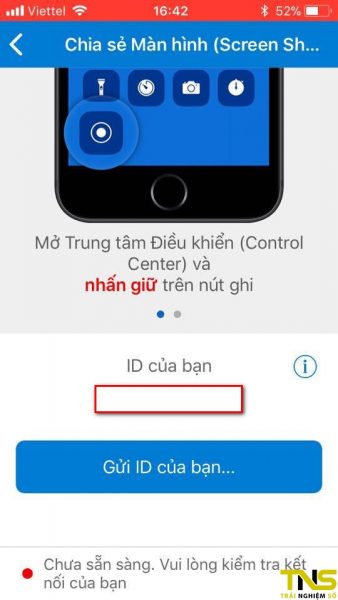 Cách chia sẻ màn hình iOS trên iOS 11 với Teamviewer