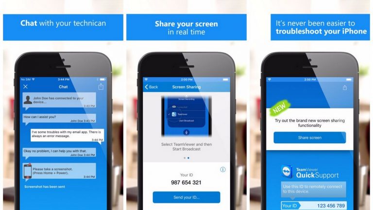 Cách chia sẻ màn hình iOS trên iOS 11 với Teamviewer