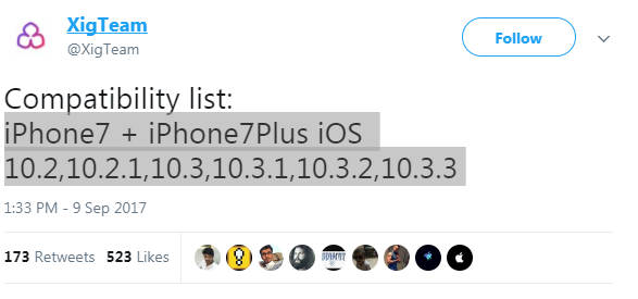 Thông tin tình hình jailbreak iOS 10.3.3, iOS 11, iOS 8.4.1