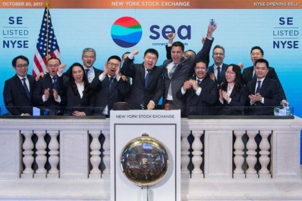 Sea vừa IPO thành công trên sàn New York