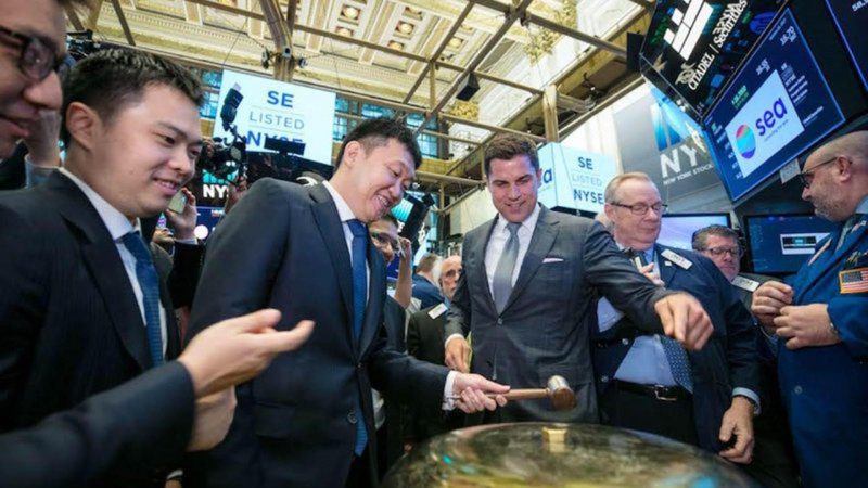 Sea vừa IPO thành công trên sàn New York