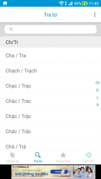 Học chính tả tiếng Việt trên Android