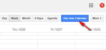 Cách bật giao diện Google Calendar mới