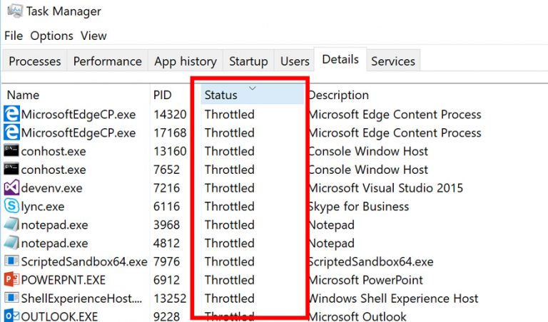 Power Throttling trên Windows 10 là gì? Cách bật Power Throttling