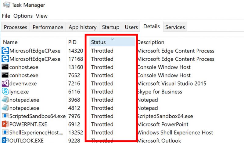 Power Throttling trên Windows 10 là gì? Cách bật Power Throttling