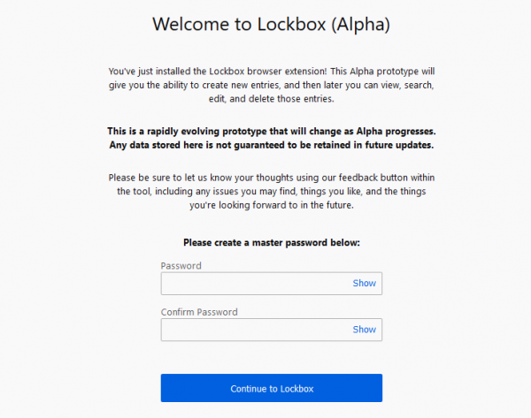 Dùng thử Lockbox: Tiện ích quản lý mật khẩu mới cho Firefox Quantum
