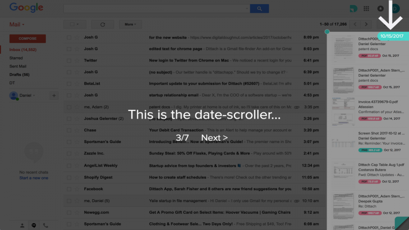 Dittach: Tiện ích Chrome giúp tìm kiếm, tải file đính kèm trên Gmail