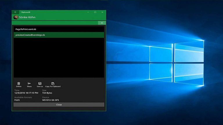 ClipboardX: Lưu nội dung trong bộ nhớ tạm Windows hỗ trợ OneDrive