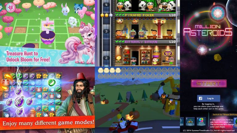 Game mobile box #4: Million Asteroids, Cradle of Empires,…