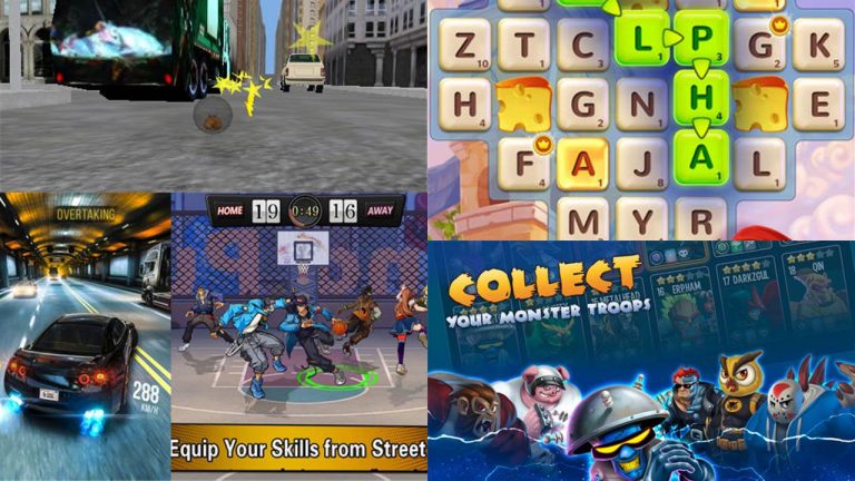 Game mobile box #6: SR Racing, Dunk Nation 3X3, Rhinoball,…