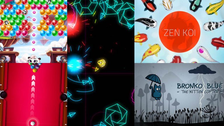 Game mobile box #2: PewPew, PandaPop, Zen Koi,…