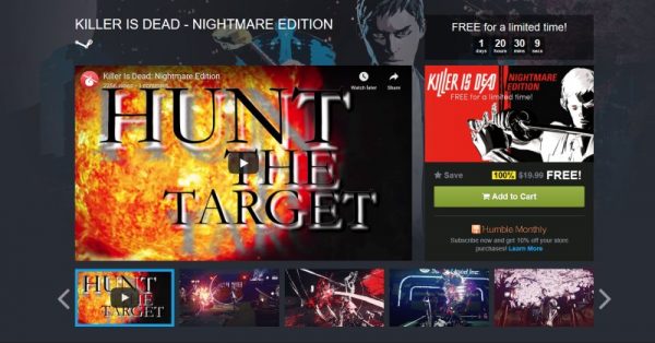 Killer is Dead - Nightmare Edition free Humble Store