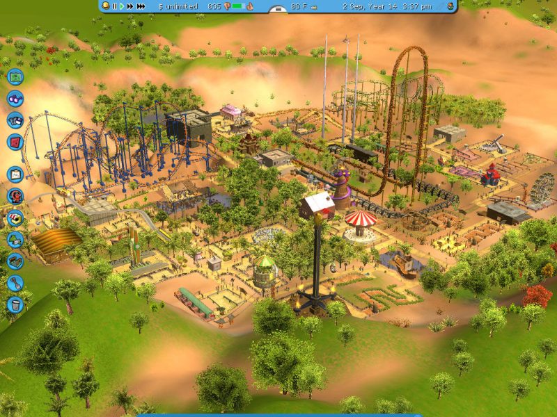 Game cũ mà hay: RollerCoaster Tycoon 3