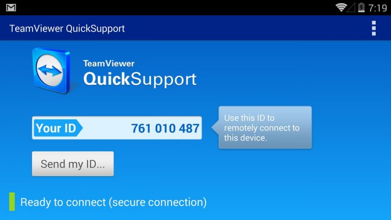 Cách sử dụng TeamViewer QuickSupport
