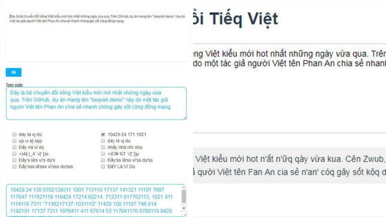 Top 4 bộ chuyển đổi tiếng Việt kiểu mới, teencode,…