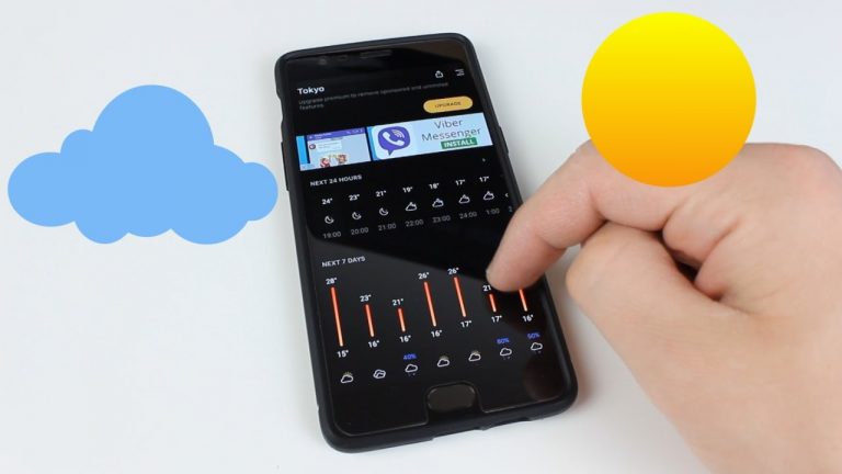 Xem dự báo thời tiết hôm nay trên Android với Today Weather