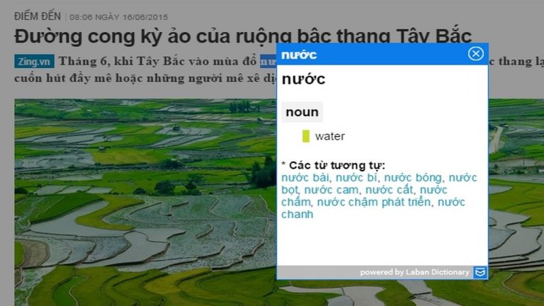 Tra từ điển Việt – Anh và nhiều thứ tiếng trên Chrome