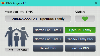 DNS Angel: Bảo vệ trẻ em lướt web với các máy chủ DNS an toàn