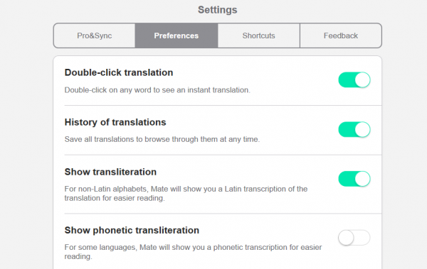 Mate Translate: Công cụ dịch thuật 103 ngôn ngữ với nhiều chức năng hay cho Microsoft Edge