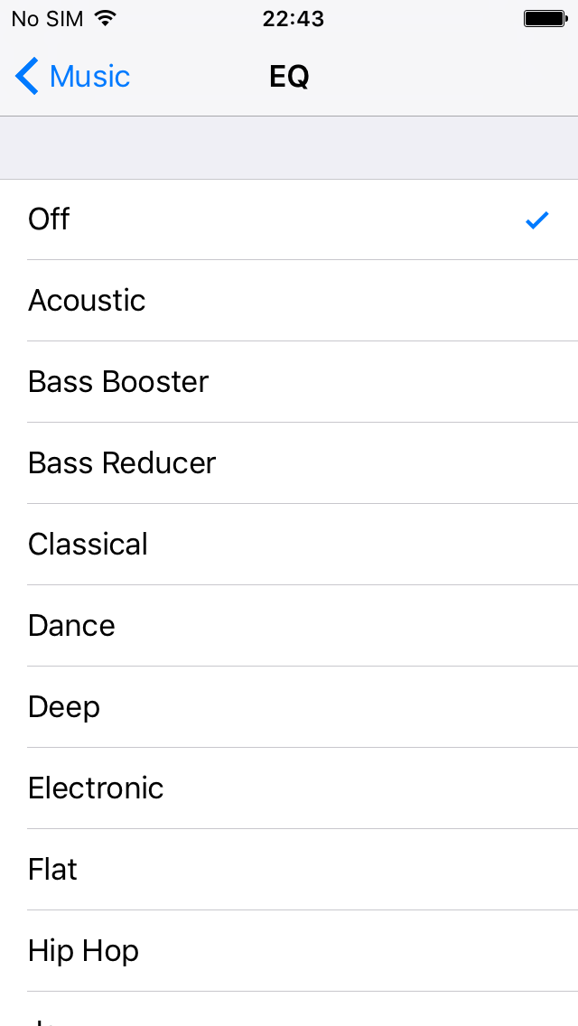 Cách chỉnh equalizer cho iPhone