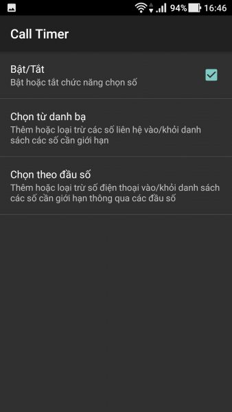 Giới hạn cuộc gọi trên Android bằng ứng dụng tiếng Việt