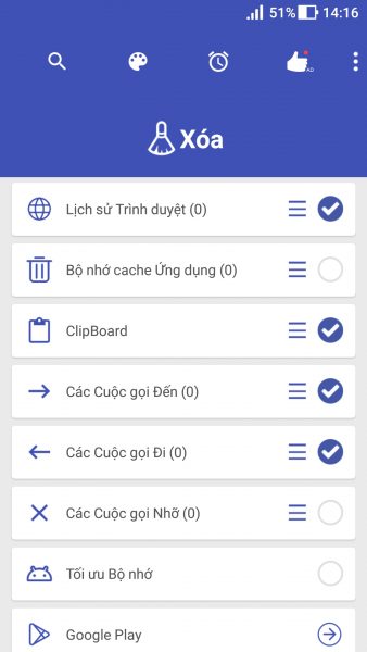 Dọn dẹp rác trên điện thoại Android chào đón năm mới 2018