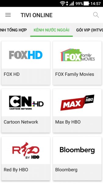 Xem hàng trăm kênh TV, phim truyện, radio miễn phí trên Android