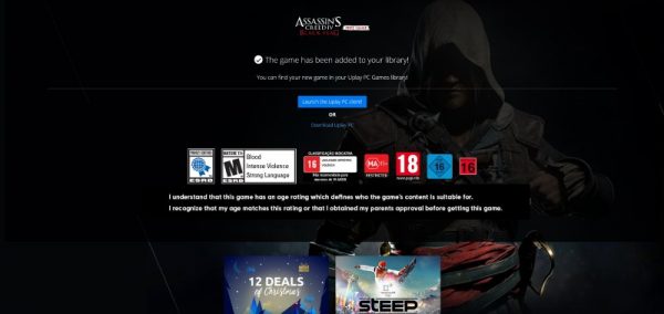 Assassin's Creed IV: Black Flag free Uplay