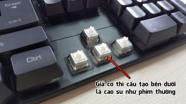 Cách phân biệt bàn phím cơ và bàn phím giả cơ
