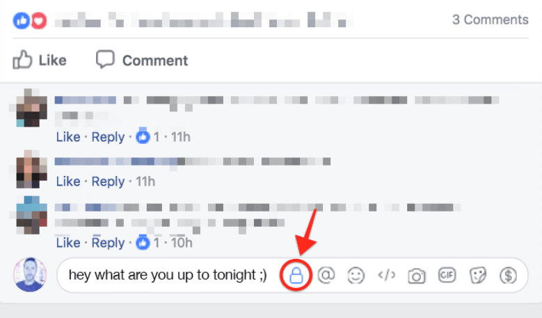Tính năng bình luận riêng tư trên Facebook là gì?