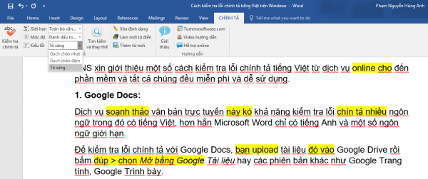 Cách kiểm tra lỗi chính tả tiếng Việt hiệu quả và miễn phí trên Windows