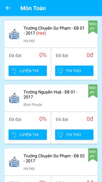 2 ứng dụng Android giúp bạn ôn thi THPT 2018